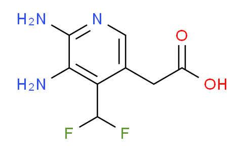 2,3-Diamino-4-(difluoromethyl)pyridine-5-acetic acid