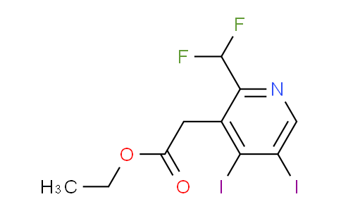 AM137025 | 1805255-34-8 | Ethyl 2-(difluoromethyl)-4,5-diiodopyridine-3-acetate