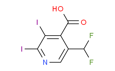AM137027 | 1806032-92-7 | 5-(Difluoromethyl)-2,3-diiodopyridine-4-carboxylic acid