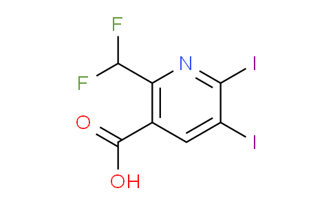 AM137031 | 1806032-94-9 | 6-(Difluoromethyl)-2,3-diiodopyridine-5-carboxylic acid