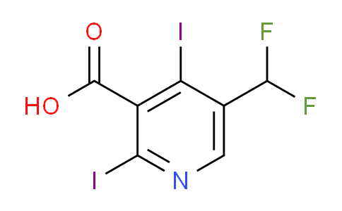 AM137032 | 1803705-24-9 | 5-(Difluoromethyl)-2,4-diiodopyridine-3-carboxylic acid