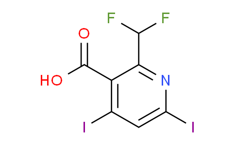 AM137034 | 1806898-74-7 | 2-(Difluoromethyl)-4,6-diiodopyridine-3-carboxylic acid