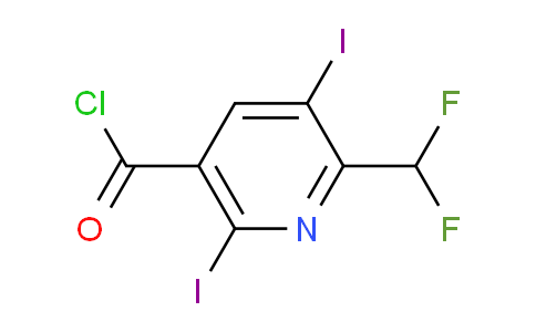 AM137035 | 1806787-70-1 | 2-(Difluoromethyl)-3,6-diiodopyridine-5-carbonyl chloride