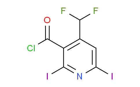 AM137037 | 1804451-39-5 | 4-(Difluoromethyl)-2,6-diiodopyridine-3-carbonyl chloride