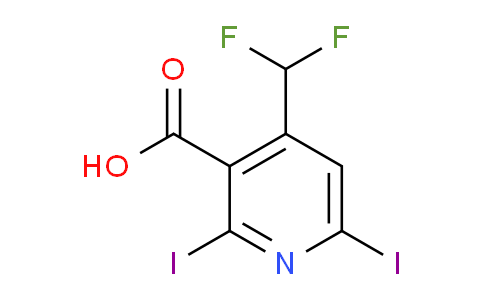 AM137038 | 1803705-29-4 | 4-(Difluoromethyl)-2,6-diiodopyridine-3-carboxylic acid