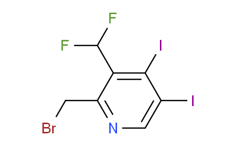 AM137042 | 1806032-36-9 | 2-(Bromomethyl)-3-(difluoromethyl)-4,5-diiodopyridine