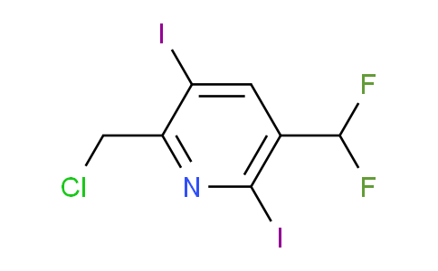 AM137055 | 1805331-39-8 | 2-(Chloromethyl)-5-(difluoromethyl)-3,6-diiodopyridine