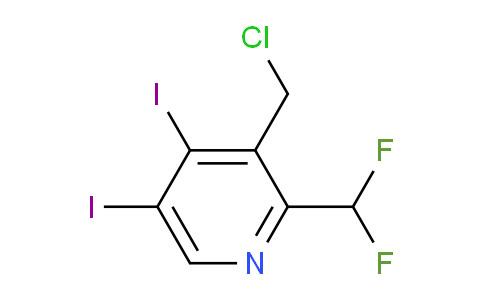 AM137057 | 1805159-38-9 | 3-(Chloromethyl)-2-(difluoromethyl)-4,5-diiodopyridine