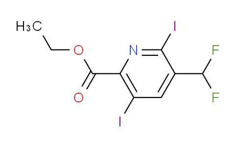 AM137064 | 1805322-83-1 | Ethyl 3-(difluoromethyl)-2,5-diiodopyridine-6-carboxylate