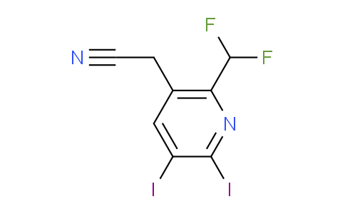 AM137065 | 1806032-52-9 | 6-(Difluoromethyl)-2,3-diiodopyridine-5-acetonitrile