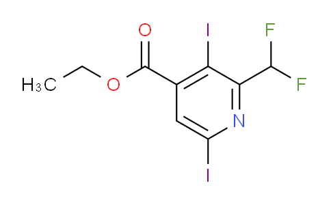AM137066 | 1806033-15-7 | Ethyl 2-(difluoromethyl)-3,6-diiodopyridine-4-carboxylate