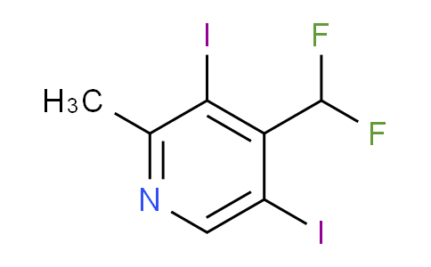 4-(Difluoromethyl)-3,5-diiodo-2-methylpyridine
