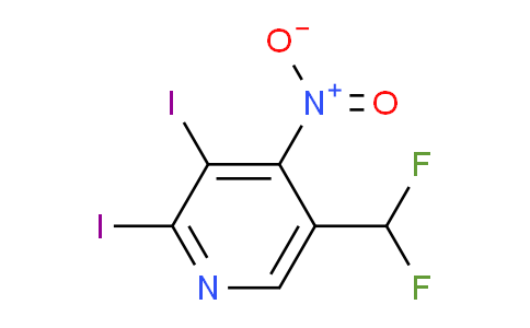 5-(Difluoromethyl)-2,3-diiodo-4-nitropyridine