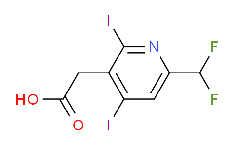 AM137083 | 1806799-08-5 | 6-(Difluoromethyl)-2,4-diiodopyridine-3-acetic acid