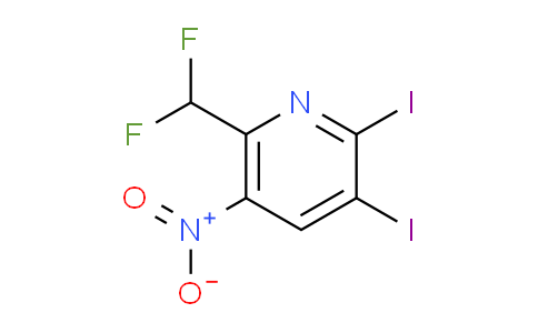 AM137084 | 1806787-46-1 | 6-(Difluoromethyl)-2,3-diiodo-5-nitropyridine