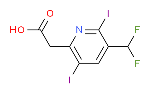 AM137086 | 1803706-04-8 | 3-(Difluoromethyl)-2,5-diiodopyridine-6-acetic acid