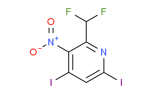 2-(Difluoromethyl)-4,6-diiodo-3-nitropyridine