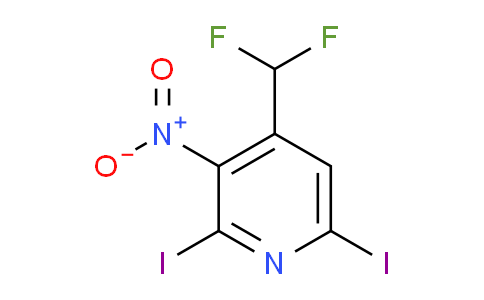 AM137091 | 1806893-43-5 | 4-(Difluoromethyl)-2,6-diiodo-3-nitropyridine