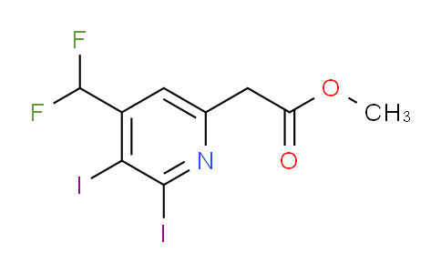 AM137096 | 1806806-01-8 | Methyl 4-(difluoromethyl)-2,3-diiodopyridine-6-acetate