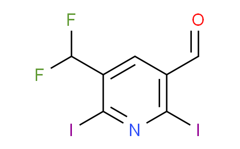 AM137104 | 1805048-78-5 | 3-(Difluoromethyl)-2,6-diiodopyridine-5-carboxaldehyde