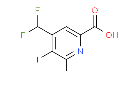 AM137110 | 1805048-84-3 | 4-(Difluoromethyl)-2,3-diiodopyridine-6-carboxylic acid