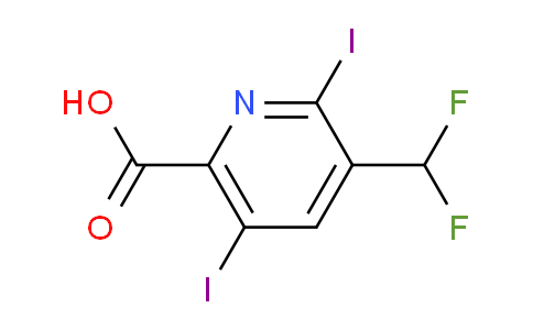 AM137116 | 1805048-92-3 | 3-(Difluoromethyl)-2,5-diiodopyridine-6-carboxylic acid