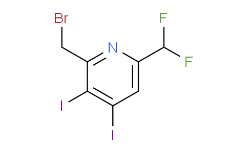 AM137120 | 1805253-73-9 | 2-(Bromomethyl)-6-(difluoromethyl)-3,4-diiodopyridine