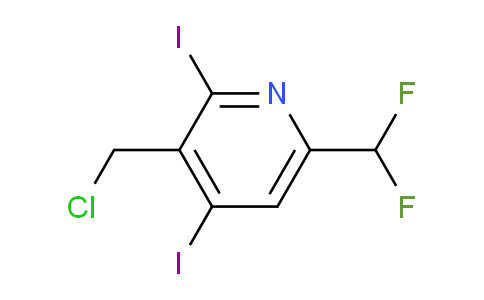 AM137132 | 1805159-16-3 | 3-(Chloromethyl)-6-(difluoromethyl)-2,4-diiodopyridine