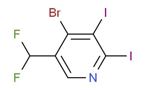 AM137135 | 1806892-46-5 | 4-Bromo-5-(difluoromethyl)-2,3-diiodopyridine