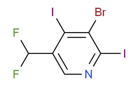 AM137137 | 1806892-50-1 | 3-Bromo-5-(difluoromethyl)-2,4-diiodopyridine