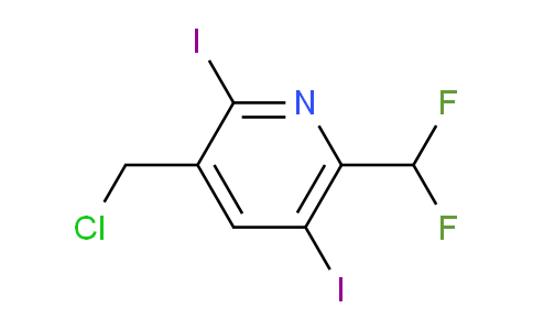 AM137139 | 1804718-50-0 | 3-(Chloromethyl)-6-(difluoromethyl)-2,5-diiodopyridine