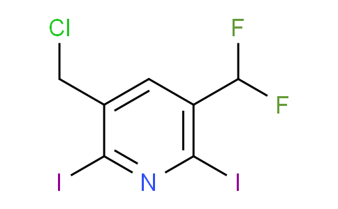 AM137145 | 1805253-97-7 | 3-(Chloromethyl)-5-(difluoromethyl)-2,6-diiodopyridine