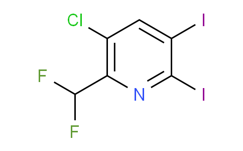 AM137150 | 1805155-49-0 | 5-Chloro-6-(difluoromethyl)-2,3-diiodopyridine