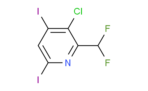 AM137153 | 1805009-69-1 | 3-Chloro-2-(difluoromethyl)-4,6-diiodopyridine