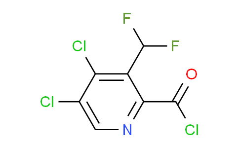 4,5-Dichloro-3-(difluoromethyl)pyridine-2-carbonyl chloride