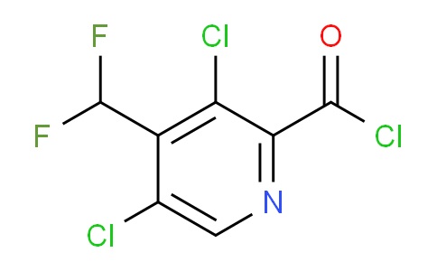 3,5-Dichloro-4-(difluoromethyl)pyridine-2-carbonyl chloride