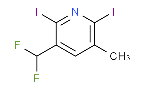 AM137167 | 1805157-67-8 | 3-(Difluoromethyl)-2,6-diiodo-5-methylpyridine