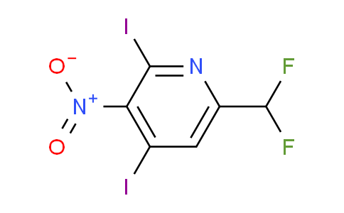 AM137177 | 1805011-03-3 | 6-(Difluoromethyl)-2,4-diiodo-3-nitropyridine