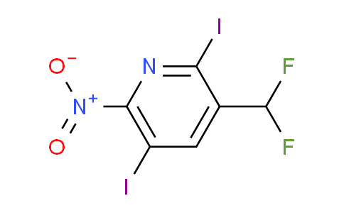 AM137180 | 1804717-59-6 | 3-(Difluoromethyl)-2,5-diiodo-6-nitropyridine