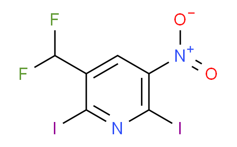 AM137183 | 1803704-36-0 | 3-(Difluoromethyl)-2,6-diiodo-5-nitropyridine
