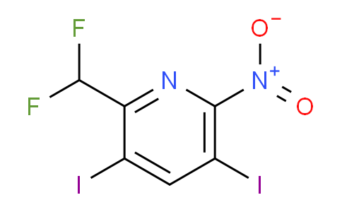 AM137187 | 1806893-49-1 | 2-(Difluoromethyl)-3,5-diiodo-6-nitropyridine