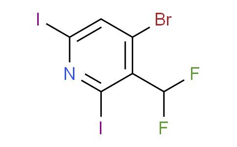 AM137200 | 1805329-66-1 | 4-Bromo-3-(difluoromethyl)-2,6-diiodopyridine