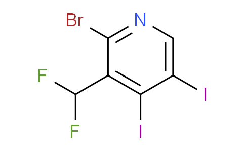 AM137203 | 1805009-41-9 | 2-Bromo-3-(difluoromethyl)-4,5-diiodopyridine