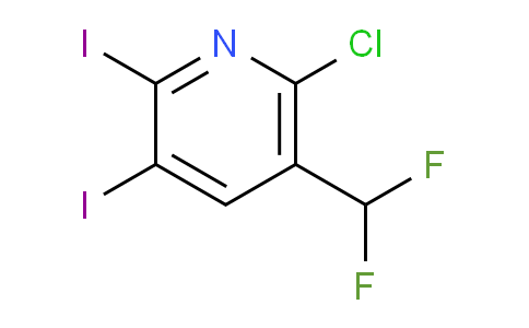 AM137207 | 1805009-63-5 | 6-Chloro-5-(difluoromethyl)-2,3-diiodopyridine