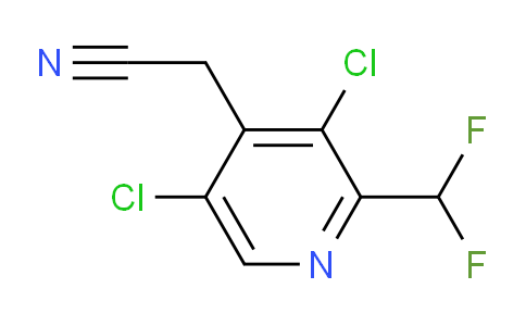 AM137231 | 1805334-23-9 | 3,5-Dichloro-2-(difluoromethyl)pyridine-4-acetonitrile