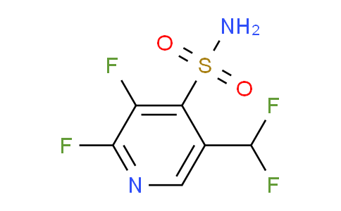 2,3-Difluoro-5-(difluoromethyl)pyridine-4-sulfonamide