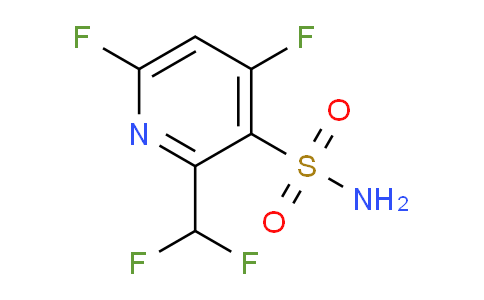 4,6-Difluoro-2-(difluoromethyl)pyridine-3-sulfonamide