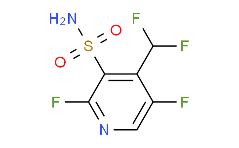 2,5-Difluoro-4-(difluoromethyl)pyridine-3-sulfonamide