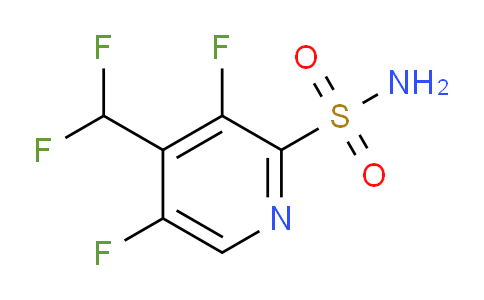 AM137252 | 1804986-55-7 | 3,5-Difluoro-4-(difluoromethyl)pyridine-2-sulfonamide