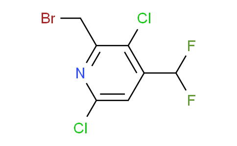 2-(Bromomethyl)-3,6-dichloro-4-(difluoromethyl)pyridine